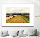 Colored Fields II by Jacques Clement on GIANT ART - yellow landscape