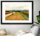 Colored Fields II by Jacques Clement on GIANT ART - yellow landscape