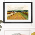 Colored Fields II by Jacques Clement on GIANT ART - yellow landscape