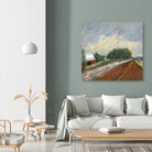 Pastel Landscape V by Jacques Clement on GIANT ART - blue landscape