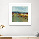 Pastel Landscape VIII by Jacques Clement on GIANT ART - blue landscape
