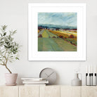 Pastel Landscape VIII by Jacques Clement on GIANT ART - blue landscape