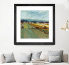 Pastel Landscape VIII by Jacques Clement on GIANT ART - blue landscape