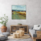 Pastel Landscape VIII by Jacques Clement on GIANT ART - blue landscape