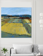 Pastel Landscape IX by Jacques Clement on GIANT ART - blue landscape