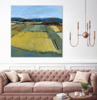 Pastel Landscape IX by Jacques Clement on GIANT ART - blue landscape