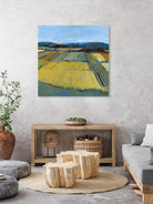 Pastel Landscape IX by Jacques Clement on GIANT ART - blue landscape