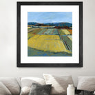 Pastel Landscape IX by Jacques Clement on GIANT ART - blue landscape