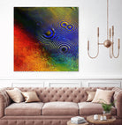 Colorful Abstract I by Jean-François Dupuis on GIANT ART - blue abstract