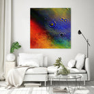 Colorful Abstract I by Jean-François Dupuis on GIANT ART - red digital
