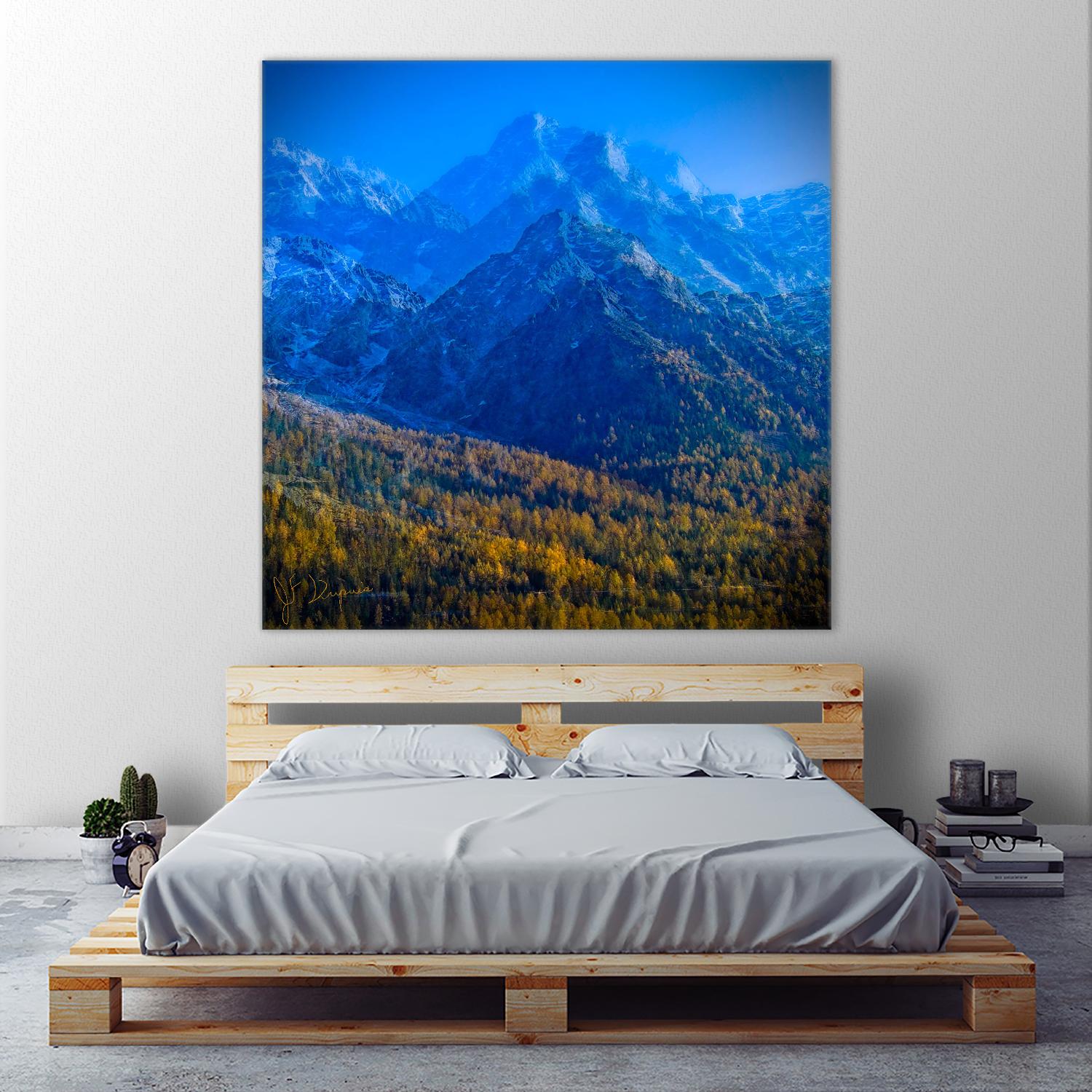 King of the mountain II by Jean-François Dupuis on GIANT ART - brown landscape