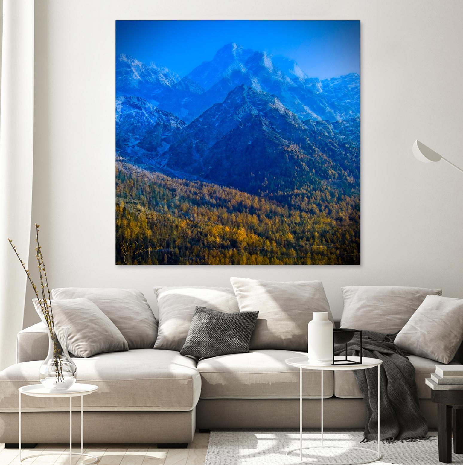 King of the mountain II by Jean-François Dupuis on GIANT ART - brown landscape