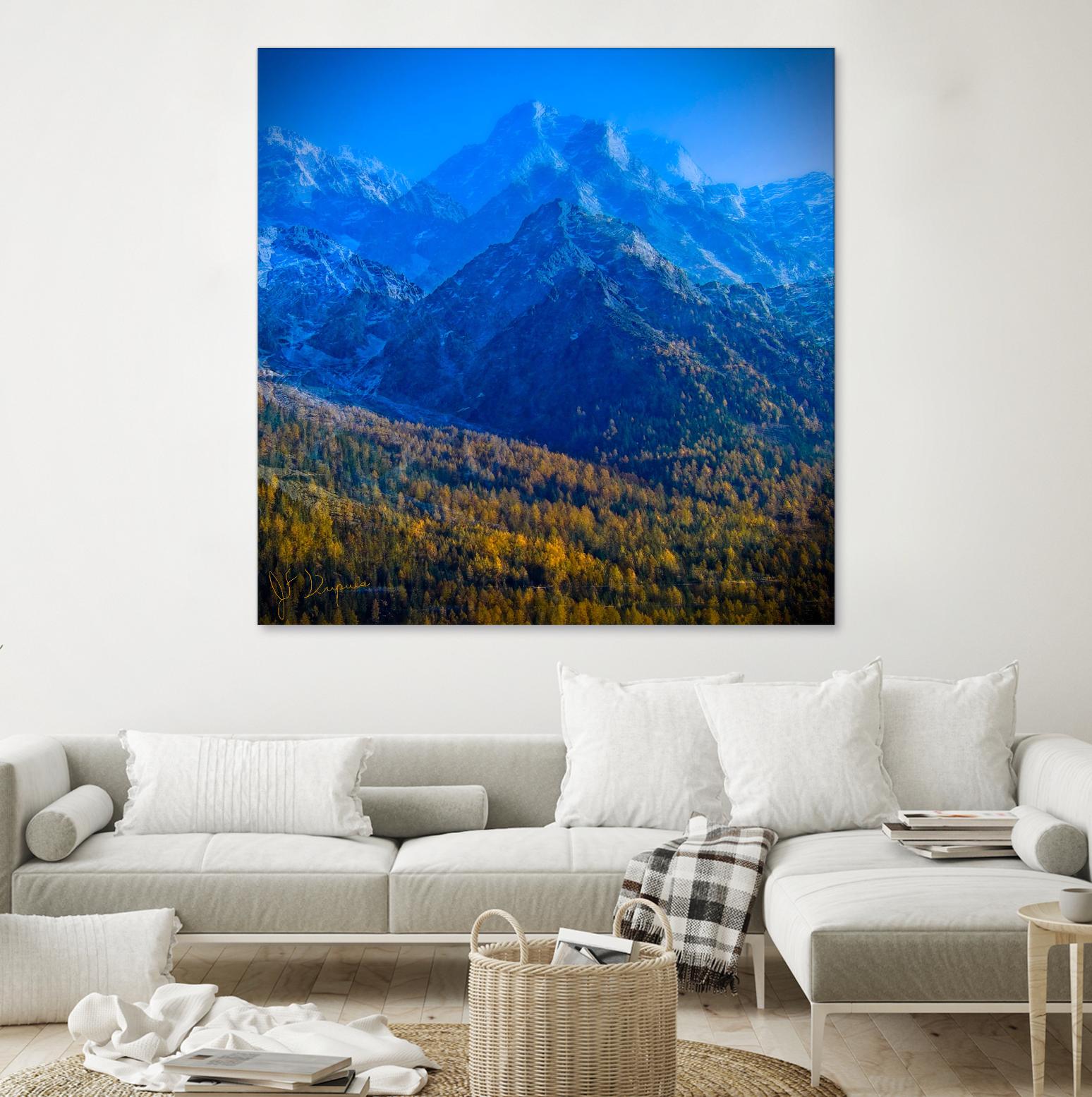 King of the mountain II by Jean-François Dupuis on GIANT ART - brown landscape