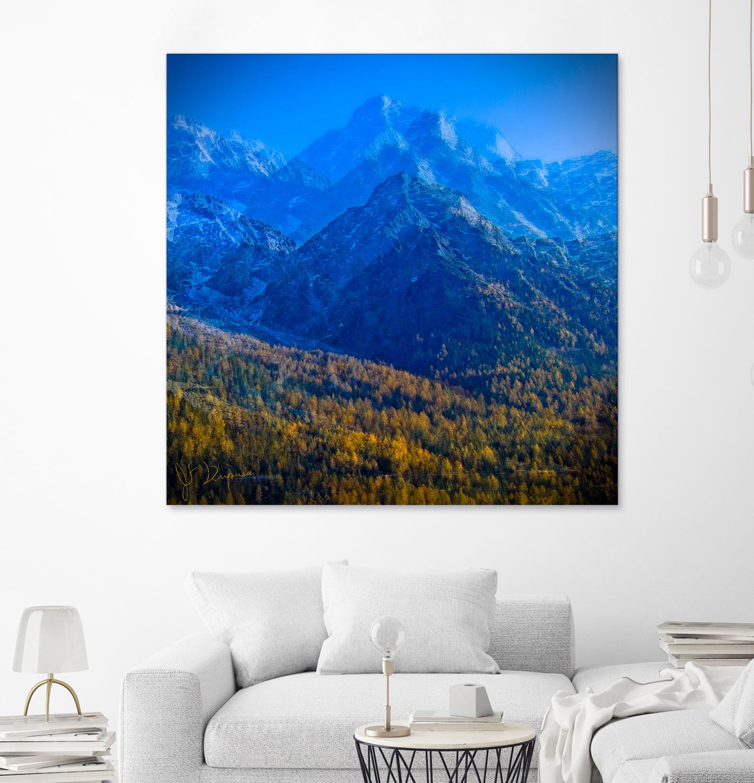 King of the mountain II by Jean-François Dupuis on GIANT ART - brown landscape