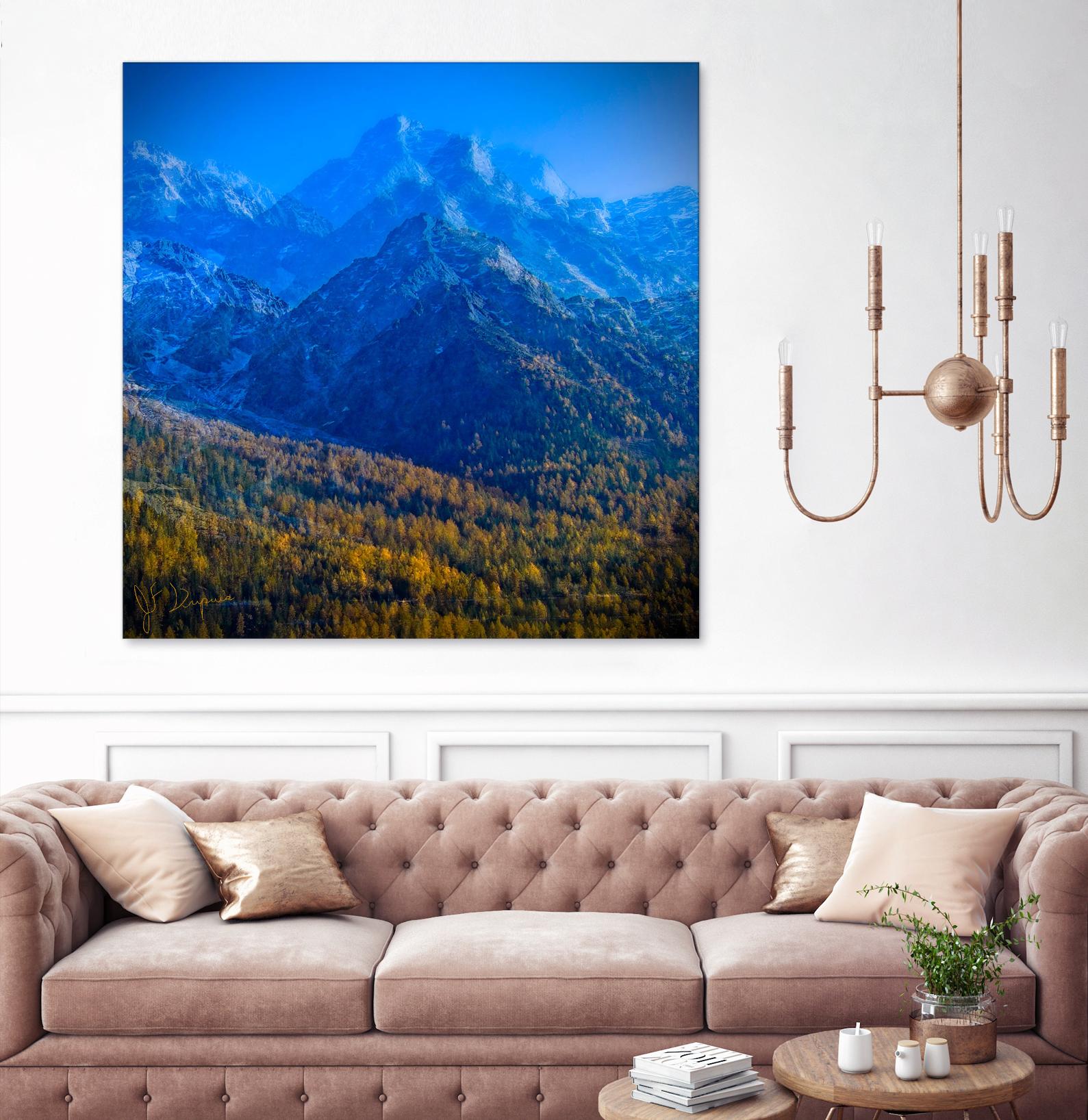 King of the mountain II by Jean-François Dupuis on GIANT ART - brown landscape