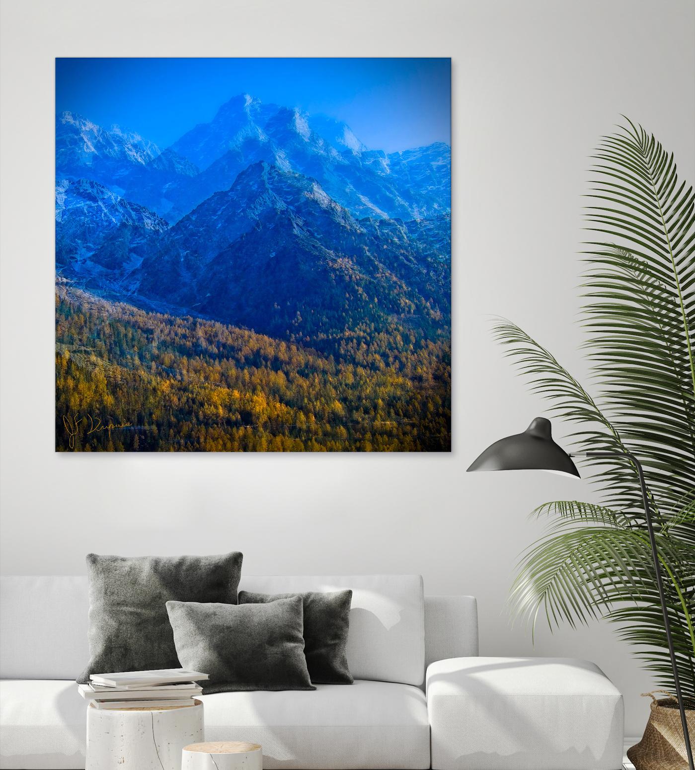 King of the mountain II by Jean-François Dupuis on GIANT ART - brown landscape