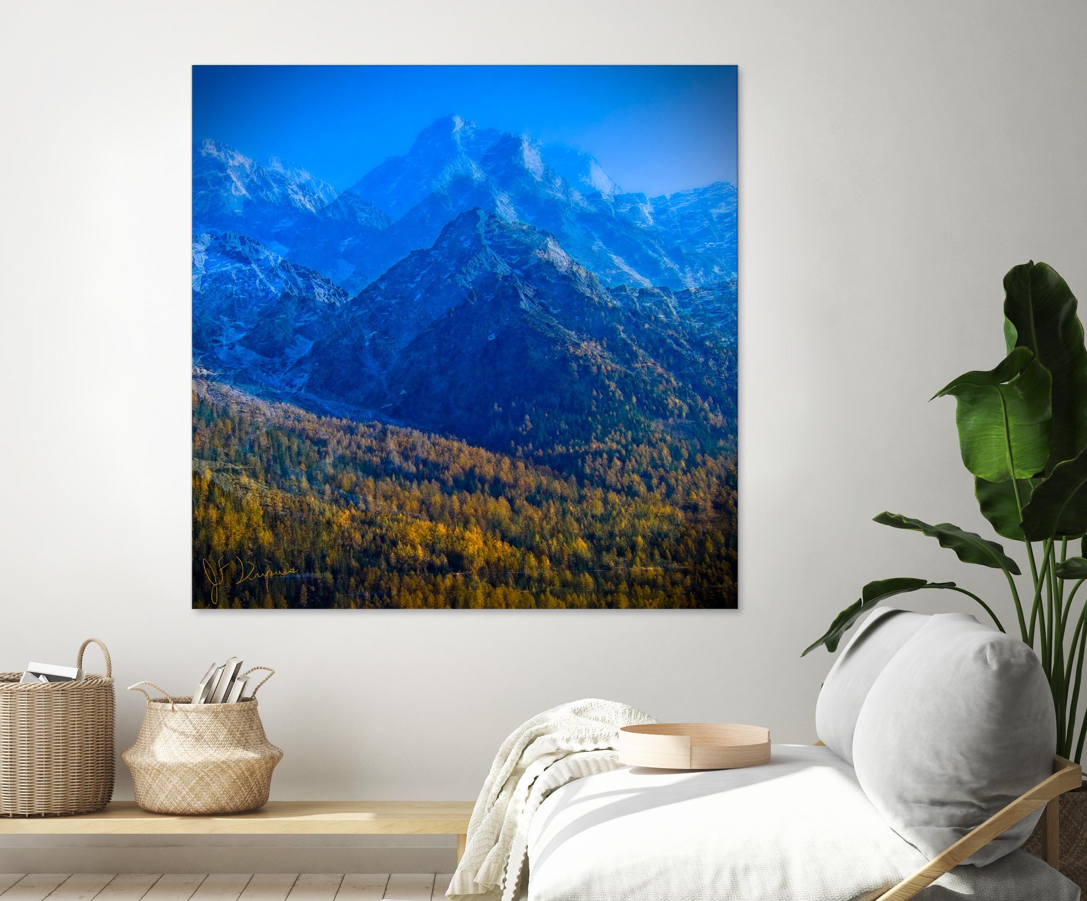 King of the mountain II by Jean-François Dupuis on GIANT ART - brown landscape
