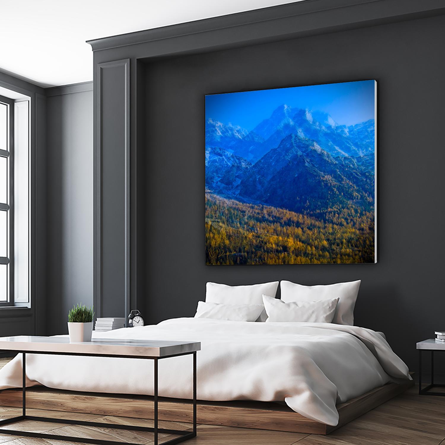 King of the mountain II by Jean-François Dupuis on GIANT ART - brown landscape