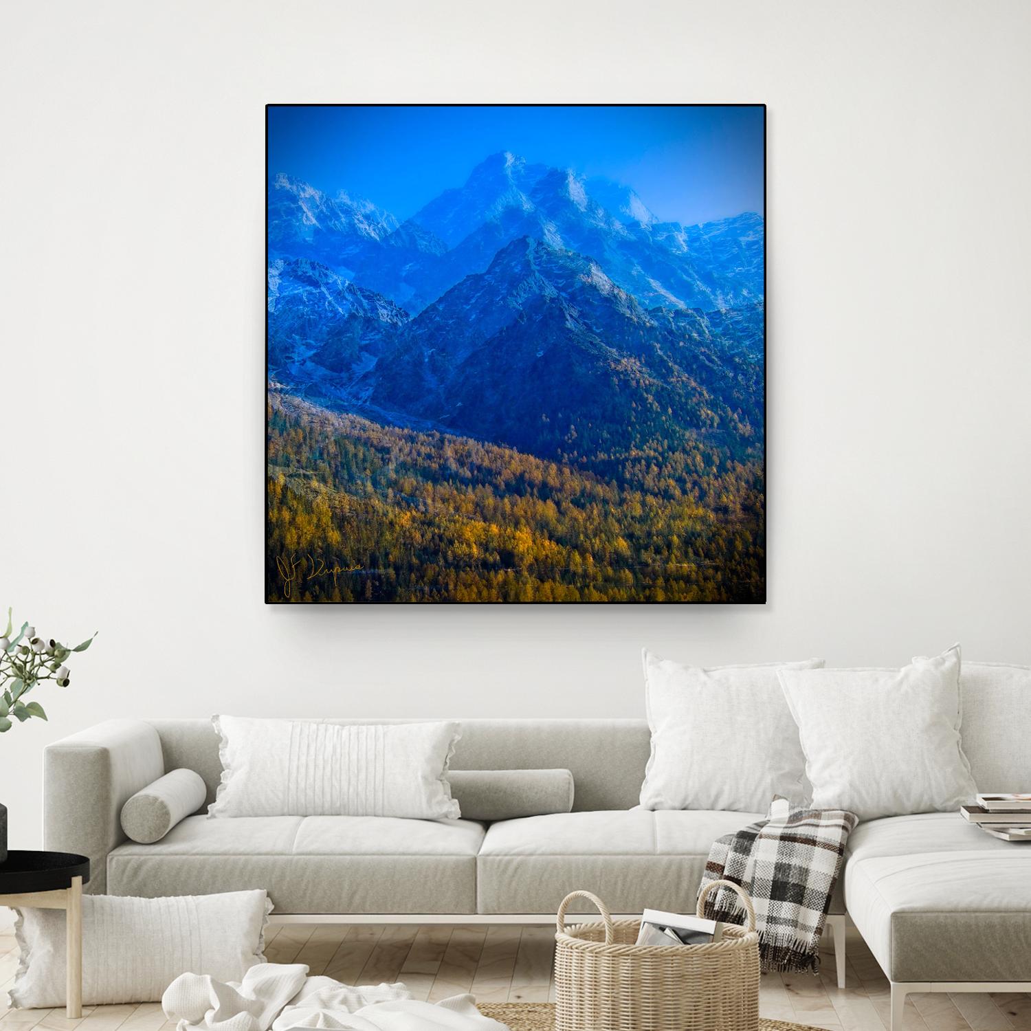 King of the mountain II by Jean-François Dupuis on GIANT ART - brown landscape