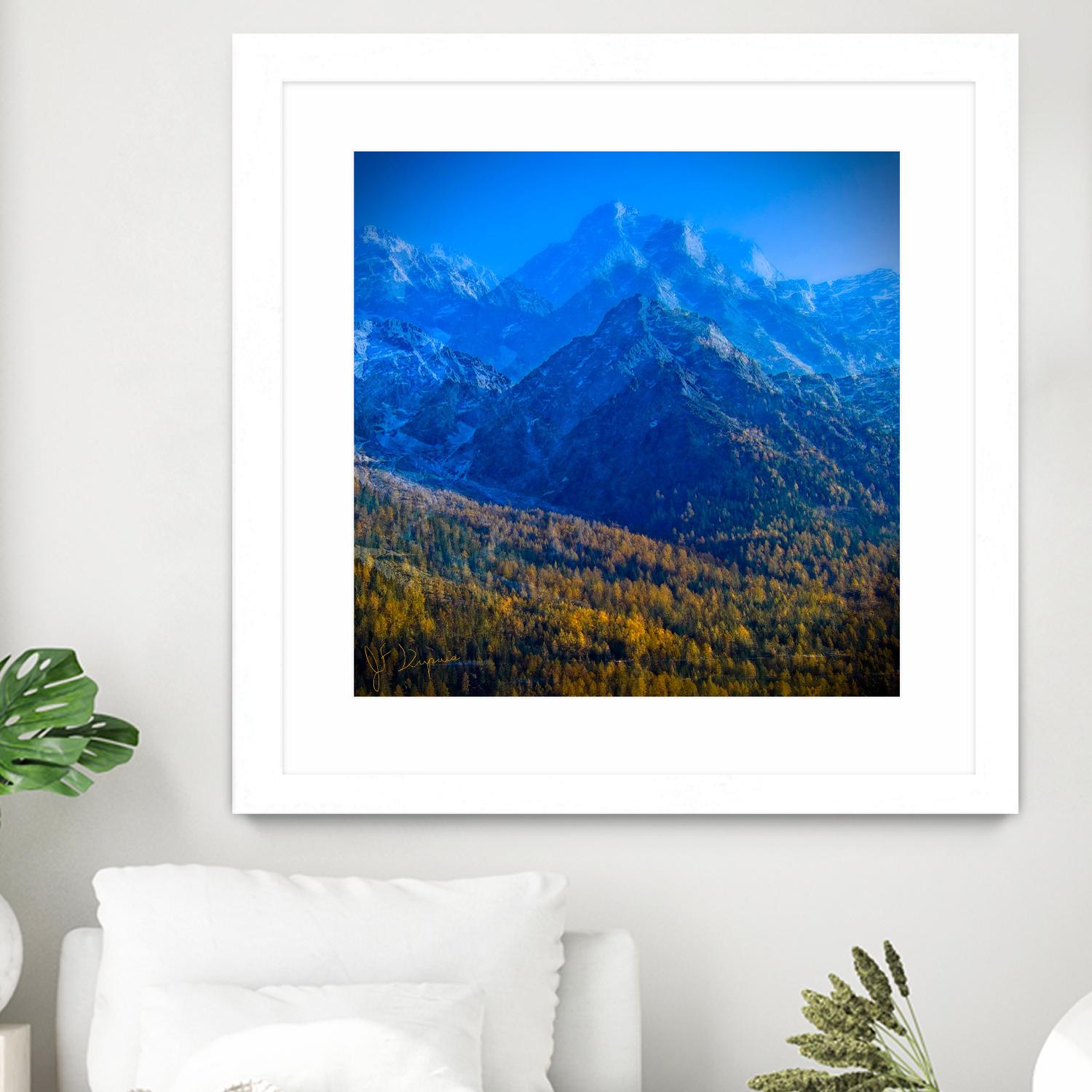 King of the mountain II by Jean-François Dupuis on GIANT ART - brown landscape