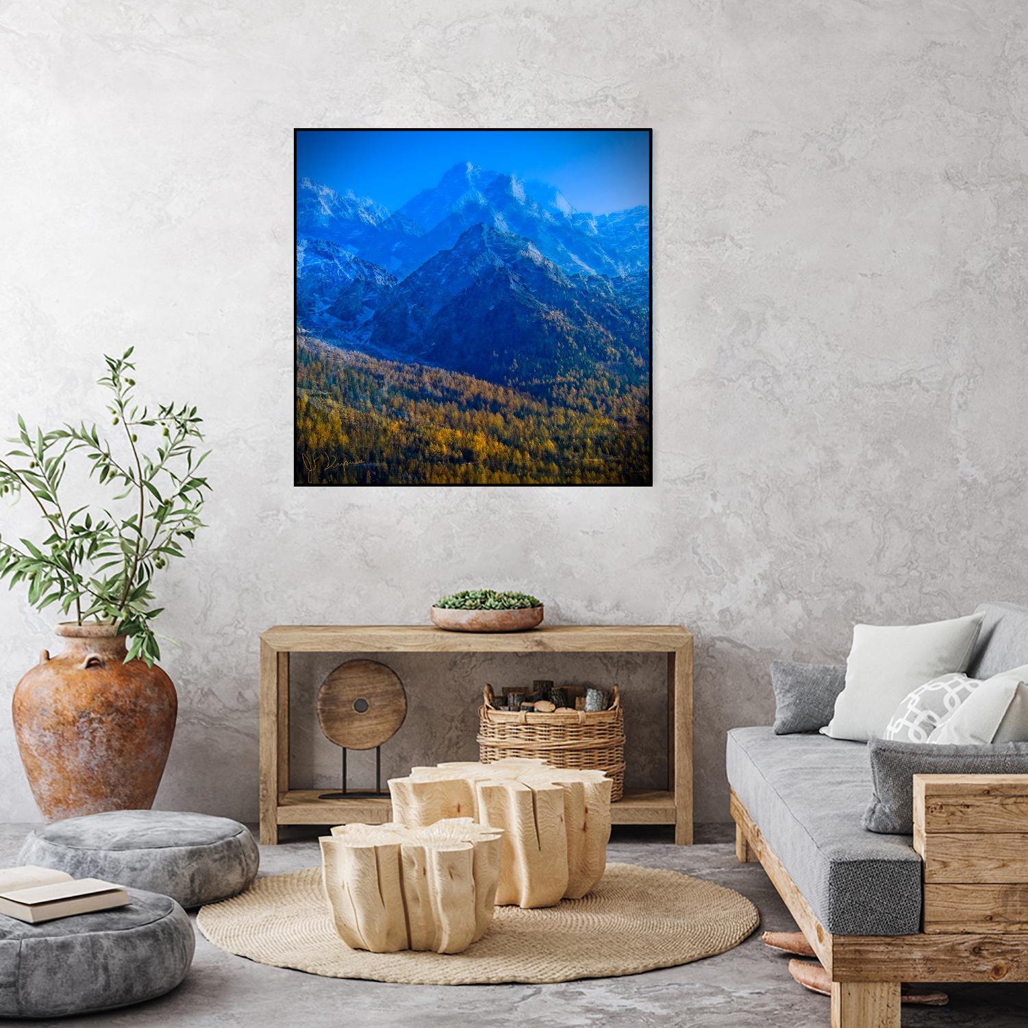 King of the mountain II by Jean-François Dupuis on GIANT ART - brown landscape