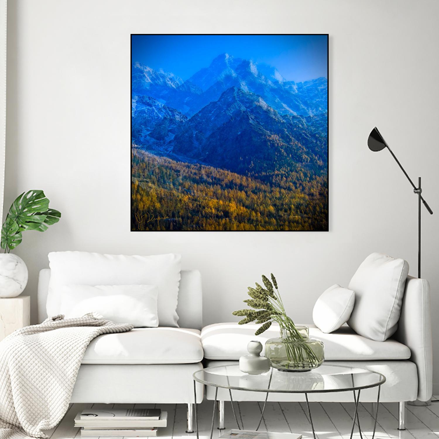 King of the mountain II by Jean-François Dupuis on GIANT ART - brown landscape