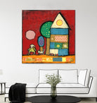 Maisonnettes 2 by Marie-Josée Latouche on GIANT ART - orange children