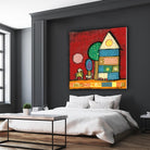 Maisonnettes 2 by Marie-Josée Latouche on GIANT ART - orange children