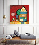 Maisonnettes 2 by Marie-Josée Latouche on GIANT ART - orange children