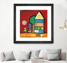 Maisonnettes 2 by Marie-Josée Latouche on GIANT ART - orange children