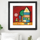 Maisonnettes 2 by Marie-Josée Latouche on GIANT ART - orange children