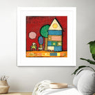 Maisonnettes 2 by Marie-Josée Latouche on GIANT ART - orange children