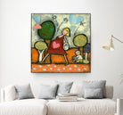 Maternité 4-5-6 by Marie-Josée Latouche on GIANT ART - green children