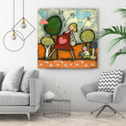 Maternité 4-5-6 by Marie-Josée Latouche on GIANT ART - green children