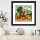 Maternité 4-5-6 by Marie-Josée Latouche on GIANT ART - green children