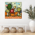 Maternité 4-5-6 by Marie-Josée Latouche on GIANT ART - green children