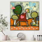 Maternité 4-5-6 by Marie-Josée Latouche on GIANT ART - green children