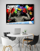 Background abstract by Carole St-Germain on GIANT ART - red digital pop art