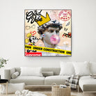 My David by Carole St-Germain on GIANT ART - pink digital david