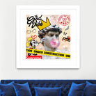 My David by Carole St-Germain on GIANT ART - pink digital david