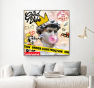 My David by Carole St-Germain on GIANT ART - pink digital david