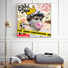 My David by Carole St-Germain on GIANT ART - pink digital david