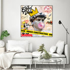 My David by Carole St-Germain on GIANT ART - pink digital david