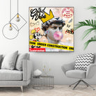 My David by Carole St-Germain on GIANT ART - pink digital david