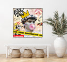 My David by Carole St-Germain on GIANT ART - pink digital david