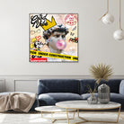 My David by Carole St-Germain on GIANT ART - pink digital david