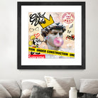 My David by Carole St-Germain on GIANT ART - pink digital david