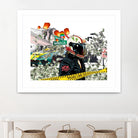 Urban Street by Carole St-Germain on GIANT ART - red digital police