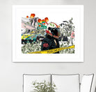 Urban Street by Carole St-Germain on GIANT ART - red digital police