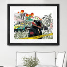 Urban Street by Carole St-Germain on GIANT ART - red digital police